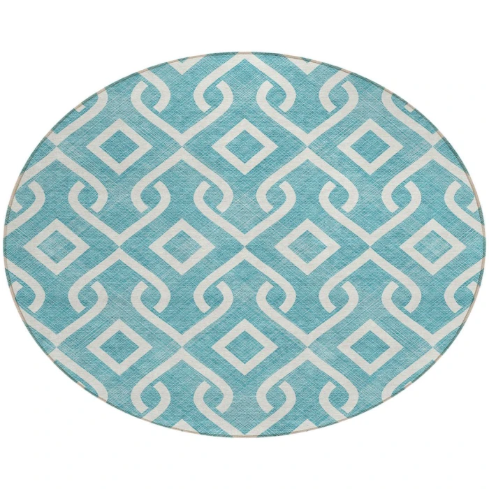 Chantille ACN621 Teal 8' x 8' Rug