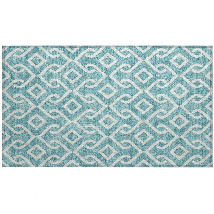 Chantille ACN621 Teal 1'8" x 2'6" Rug