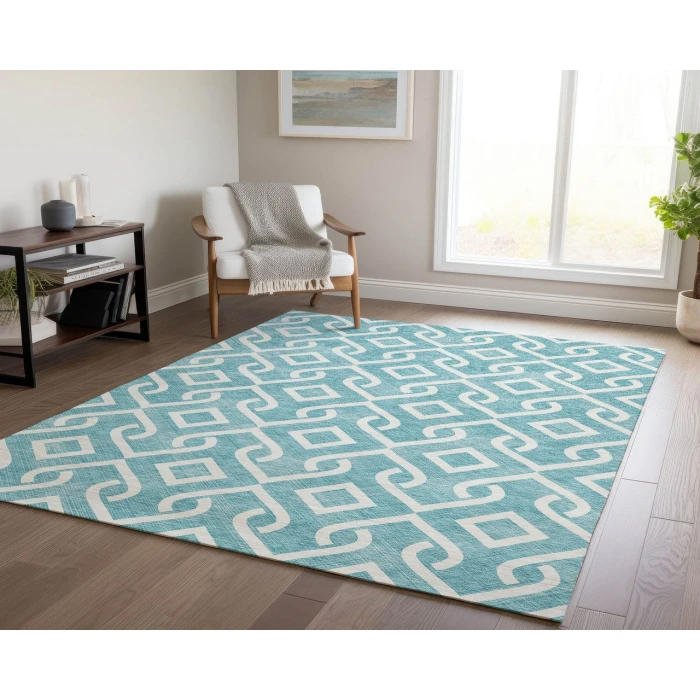 Chantille ACN621 Teal 10' x 14' Rug