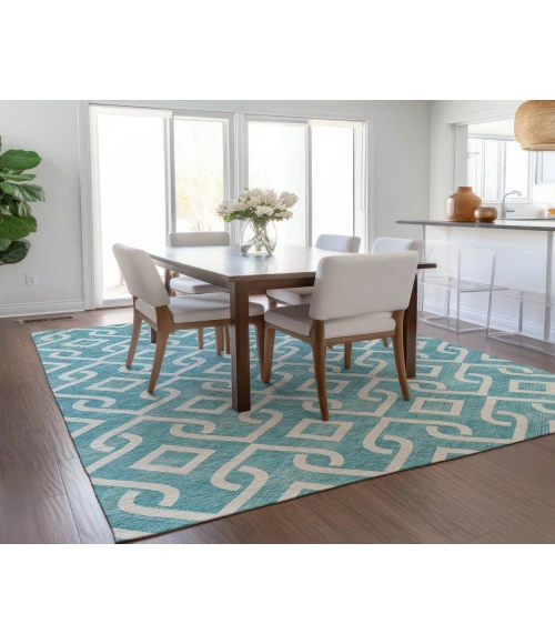 Chantille ACN621 Teal 3' x 5' Rug