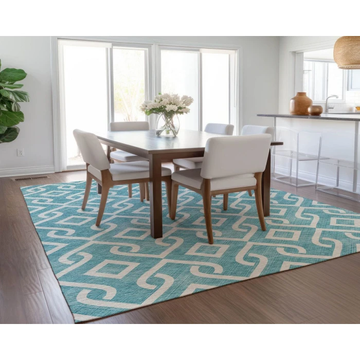 Chantille ACN621 Teal 10' x 14' Rug