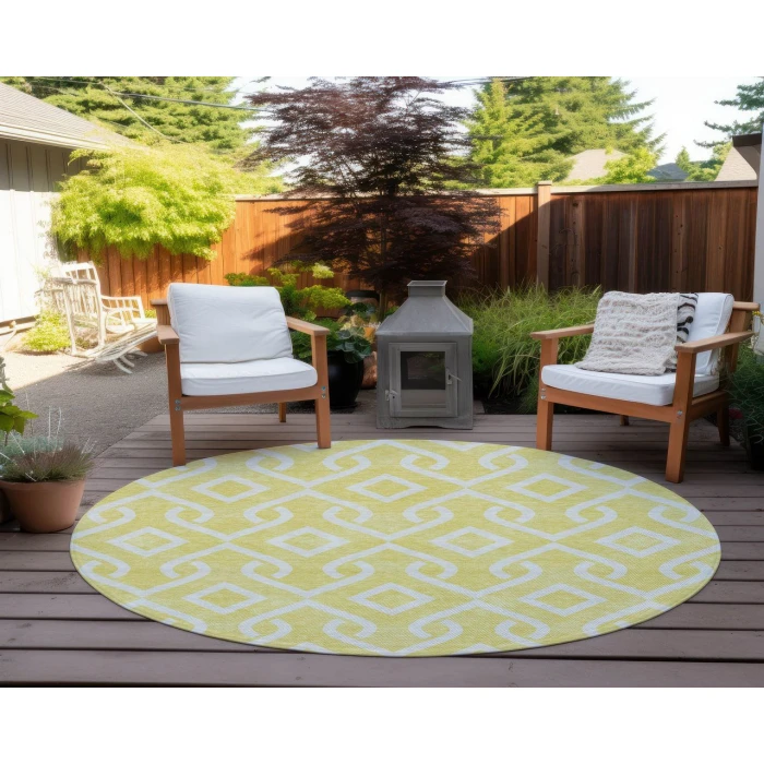 Chantille ACN621 Yellow 8' x 8' Rug