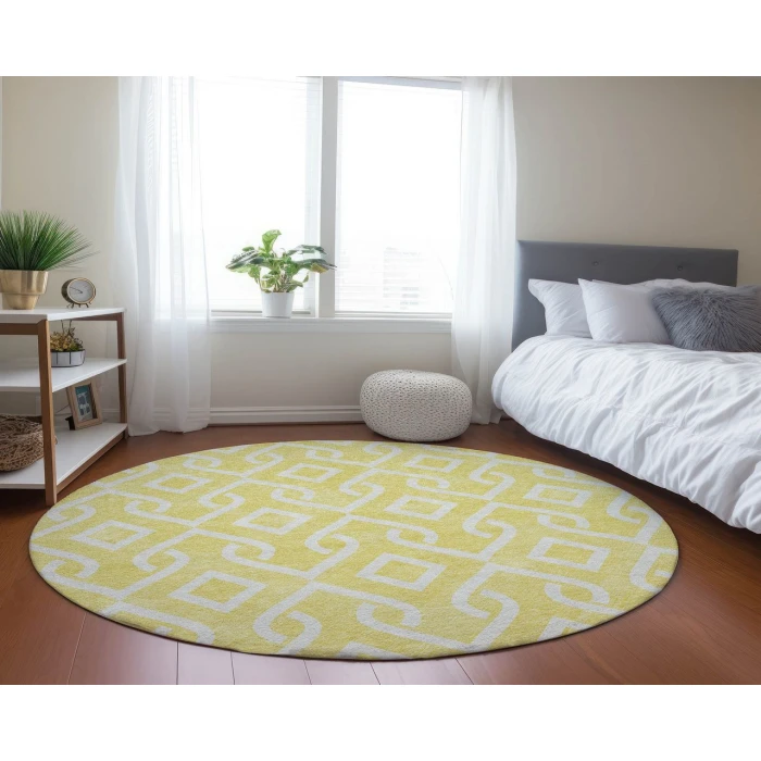 Chantille ACN621 Yellow 8' x 8' Rug