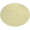 Addison Chantille ACN621 Yellow 8 ft. x 8 ft. Round Rug