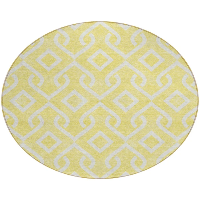 Chantille ACN621 Yellow 8' x 8' Rug