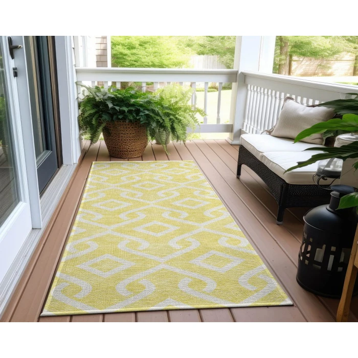Chantille ACN621 Yellow 2'3" x 7'6" Rug