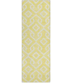 Addison Chantille ACN621 Yellow 2 ft. 3 in. x 7 ft. 6 in. Runner Rug