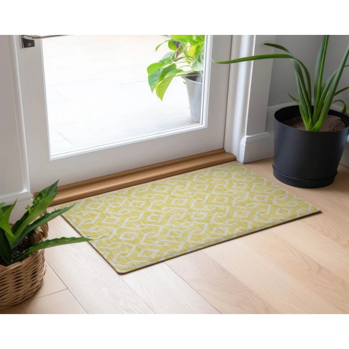 Chantille ACN621 Yellow 1'8" x 2'6" Rug