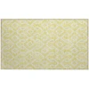 Addison Chantille ACN621 Yellow 1 ft. 8 in. x 2 ft. 6 in. Rectangle Rug