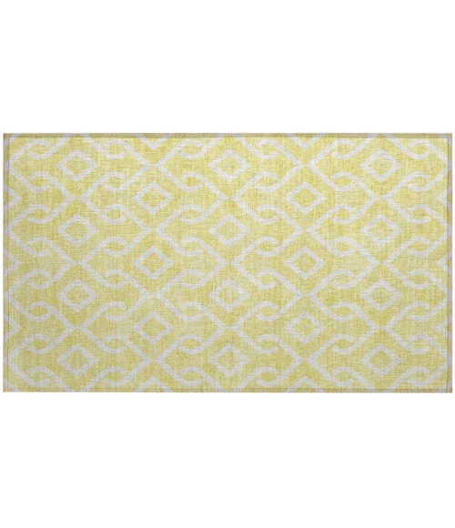 Chantille ACN621 Yellow 1'8" x 2'6" Rug