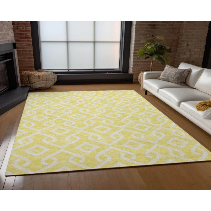 Chantille ACN621 Yellow 8' x 10' Rug