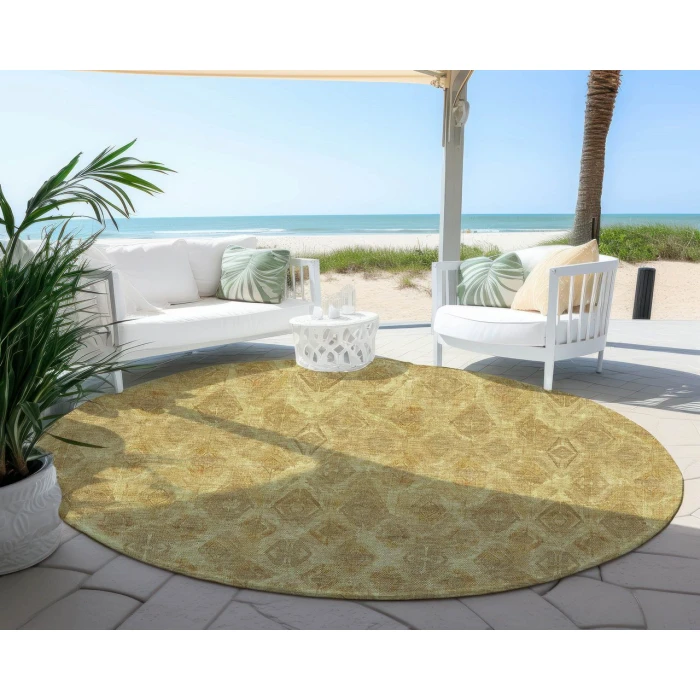 Chantille ACN622 Gold 8' x 8' Rug