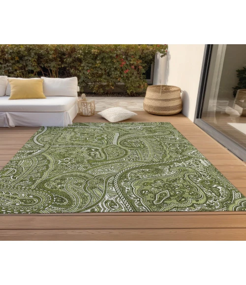 Chantille ACN623 Green 3' x 5' Rug