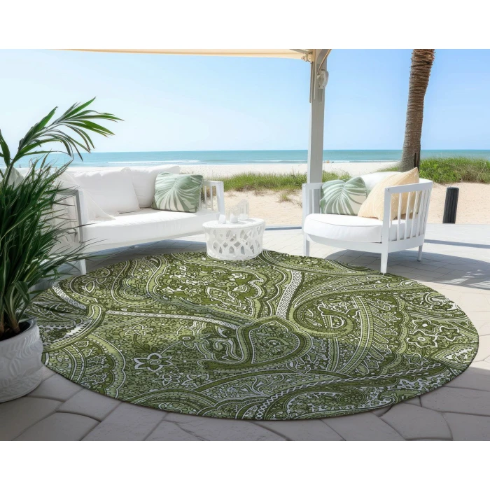 Chantille ACN623 Green 8' x 8' Rug