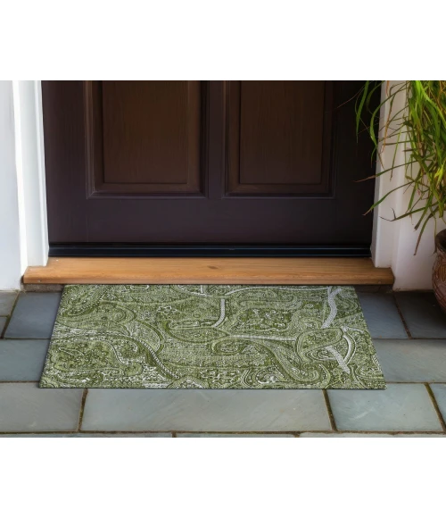 Chantille ACN623 Green 1'8" x 2'6" Rug