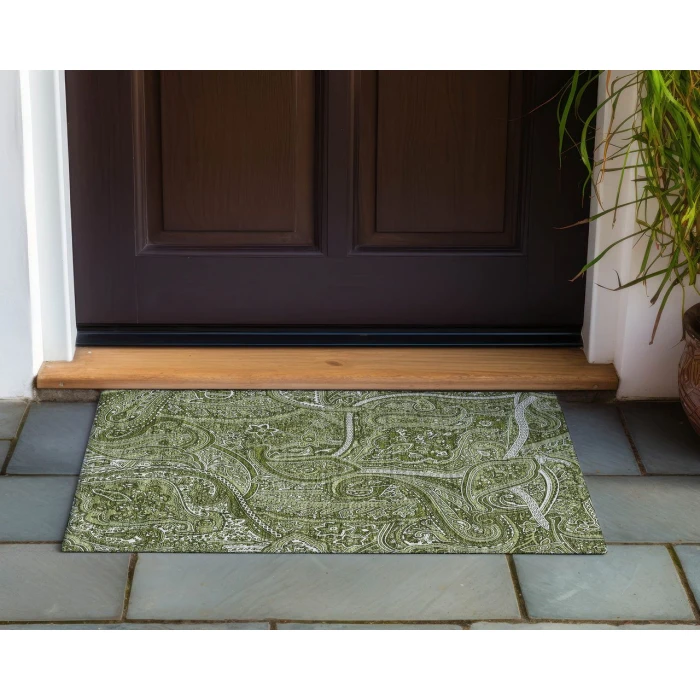 Chantille ACN623 Green 1'8" x 2'6" Rug