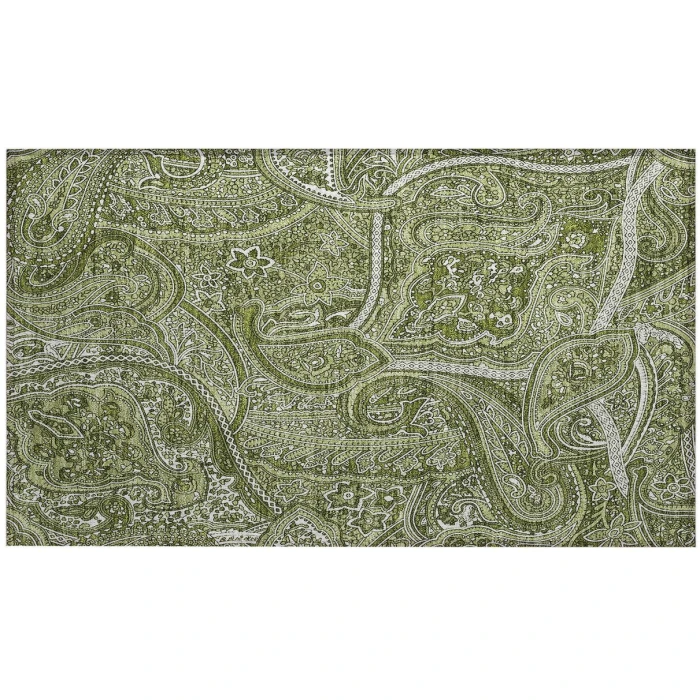 Chantille ACN623 Green 1'8" x 2'6" Rug