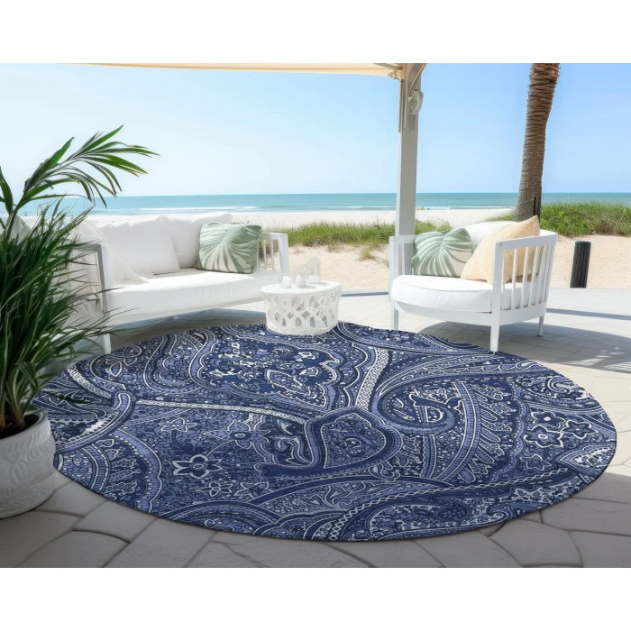 Chantille ACN623 Navy 8' x 8' Rug