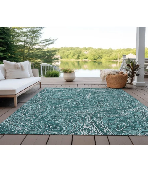 Chantille ACN623 Teal 5' x 7'6" Rug