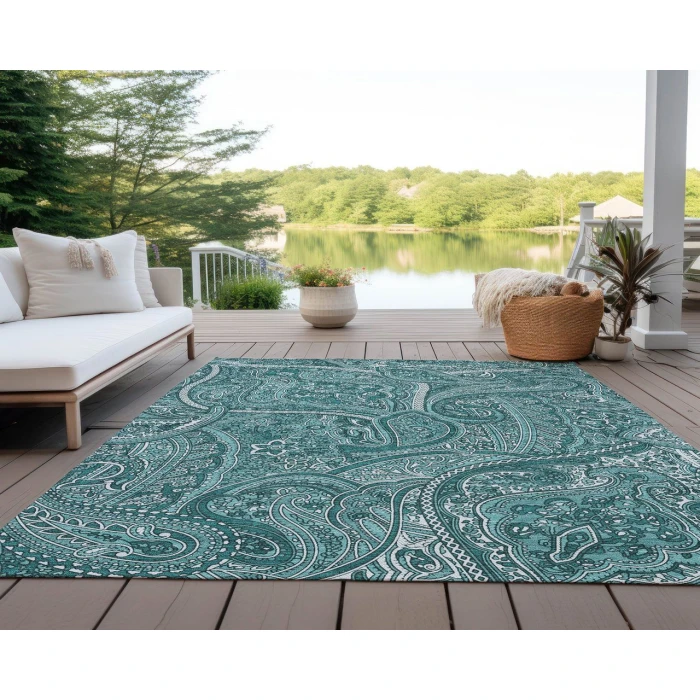 Chantille ACN623 Teal 9' x 12' Rug