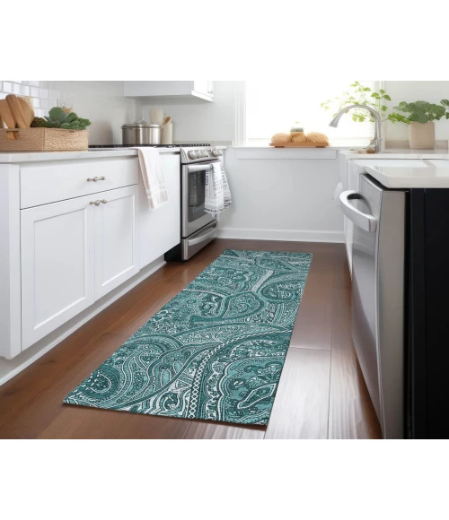 Chantille ACN623 Teal 2'3" x 7'6" Rug