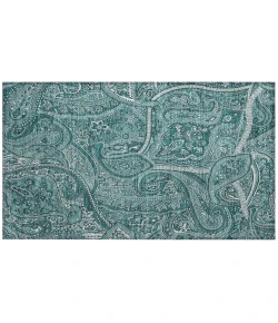 Addison Chantille ACN623 Teal 1 ft. 8 in. x 2 ft. 6 in. Rectangle Rug