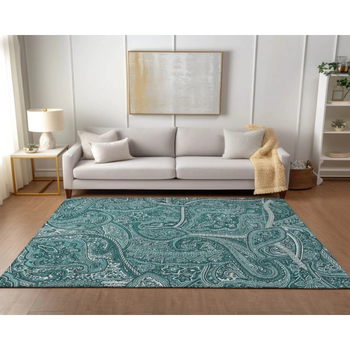 Chantille ACN623 Teal 9' x 12' Rug