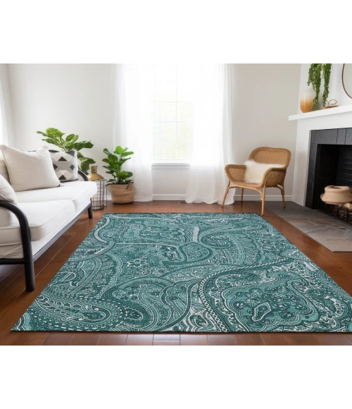 Chantille ACN623 Teal 5' x 7'6" Rug