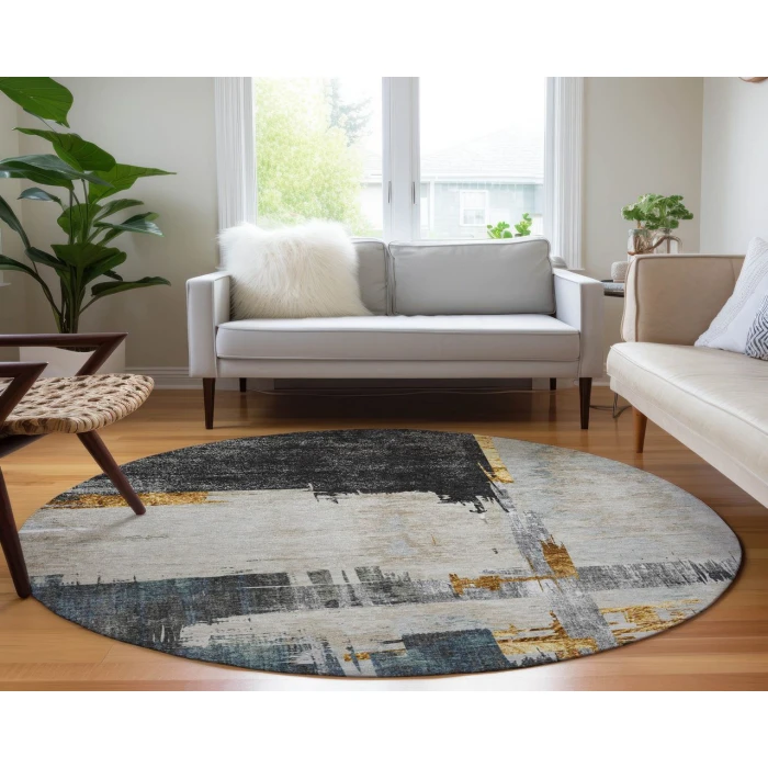 Chantille ACN624 Charcoal 8' x 8' Rug