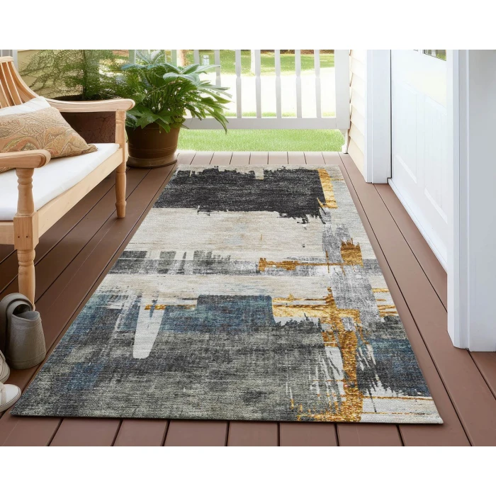 Chantille ACN624 Charcoal 2'3" x 7'6" Rug