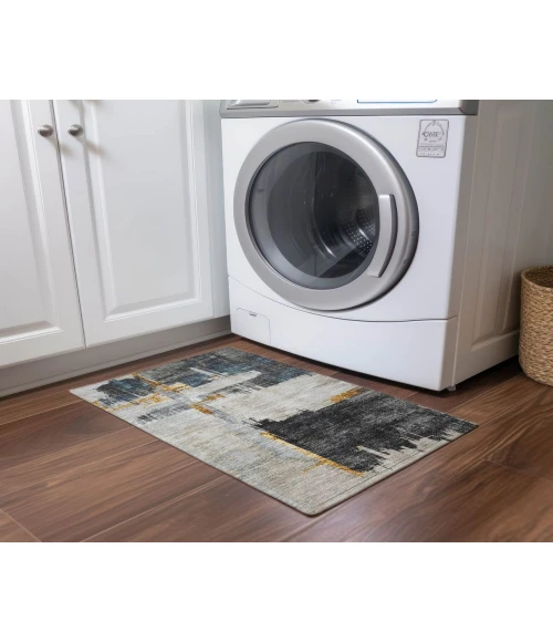 Chantille ACN624 Charcoal 1'8" x 2'6" Rug