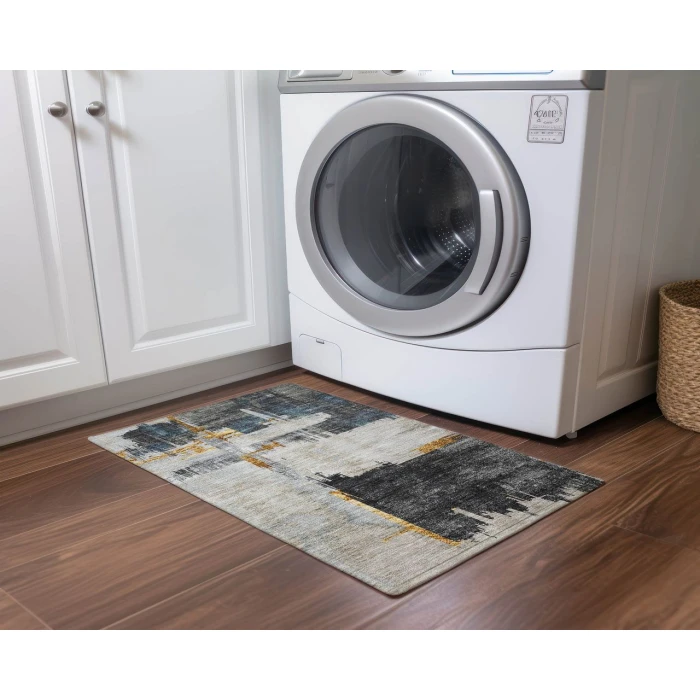 Chantille ACN624 Charcoal 1'8" x 2'6" Rug