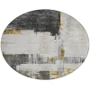 Addison Chantille ACN624 Gray 8 ft. x 8 ft. Round Rug