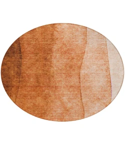 Addison Chantille ACN625 Paprika 8 ft. x 8 ft. Round Rug