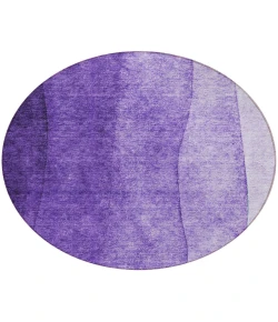 Addison Chantille ACN625 Purple 8 ft. x 8 ft. Round Rug
