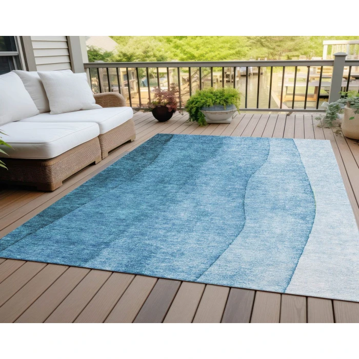 Chantille ACN625 Teal 5' x 7'6" Rug