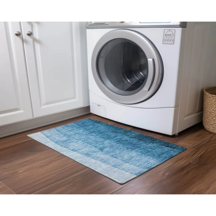 Chantille ACN625 Teal 1'8" x 2'6" Rug