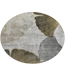 Addison Chantille ACN626 Gray 8 ft. x 8 ft. Round Rug