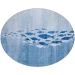 Addison Chantille ACN627 Blue 8 ft. x 8 ft. Round Rug