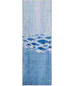 Addison Chantille ACN627 Blue 2 ft. 3 in. x 7 ft. 6 in. Runner Rug