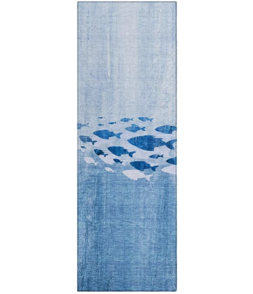 Chantille ACN627 Blue 2'3" x 7'6" Rug