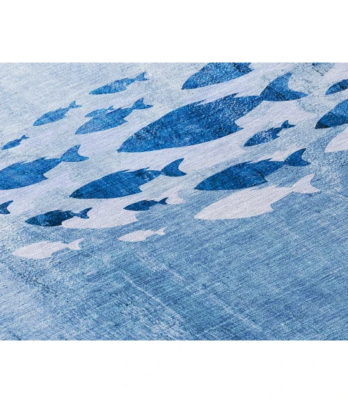 Chantille ACN627 Blue 2'6" x 3'10" Rug