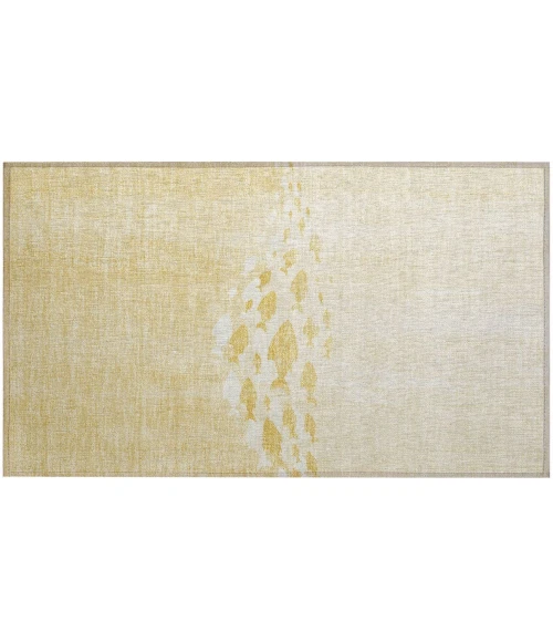 Chantille ACN627 Gold 1'8" x 2'6" Rug