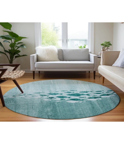 Chantille ACN627 Teal 8' x 8' Rug