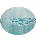 Chantille ACN627 Teal 8' x 8' Rug