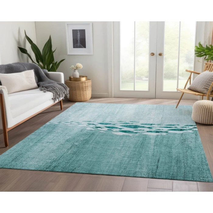 Chantille ACN627 Teal 9' x 12' Rug