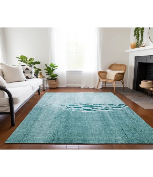 Chantille ACN627 Teal 2'6" x 3'10" Rug