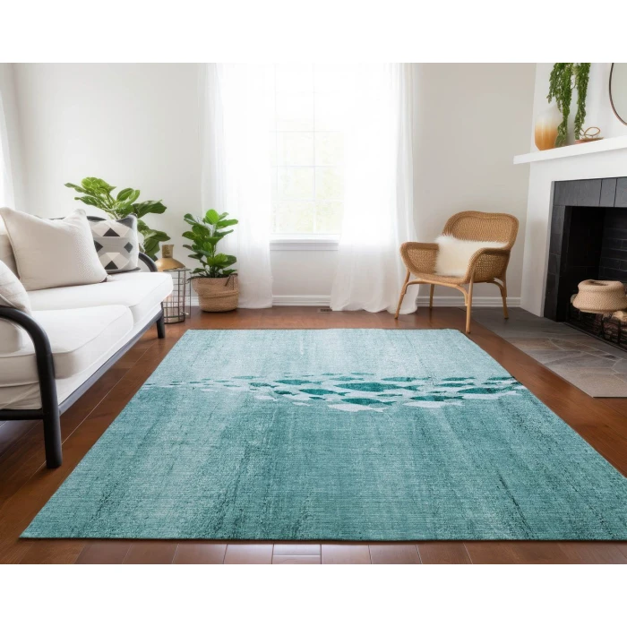 Chantille ACN627 Teal 9' x 12' Rug