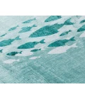 Chantille ACN627 Teal 8' x 8' Rug