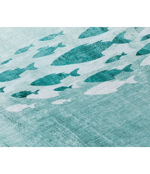 Chantille ACN627 Teal 8' x 8' Rug